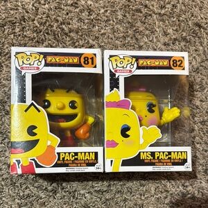 Pac-Man and Ms. Pac-Man Vinyl Figures